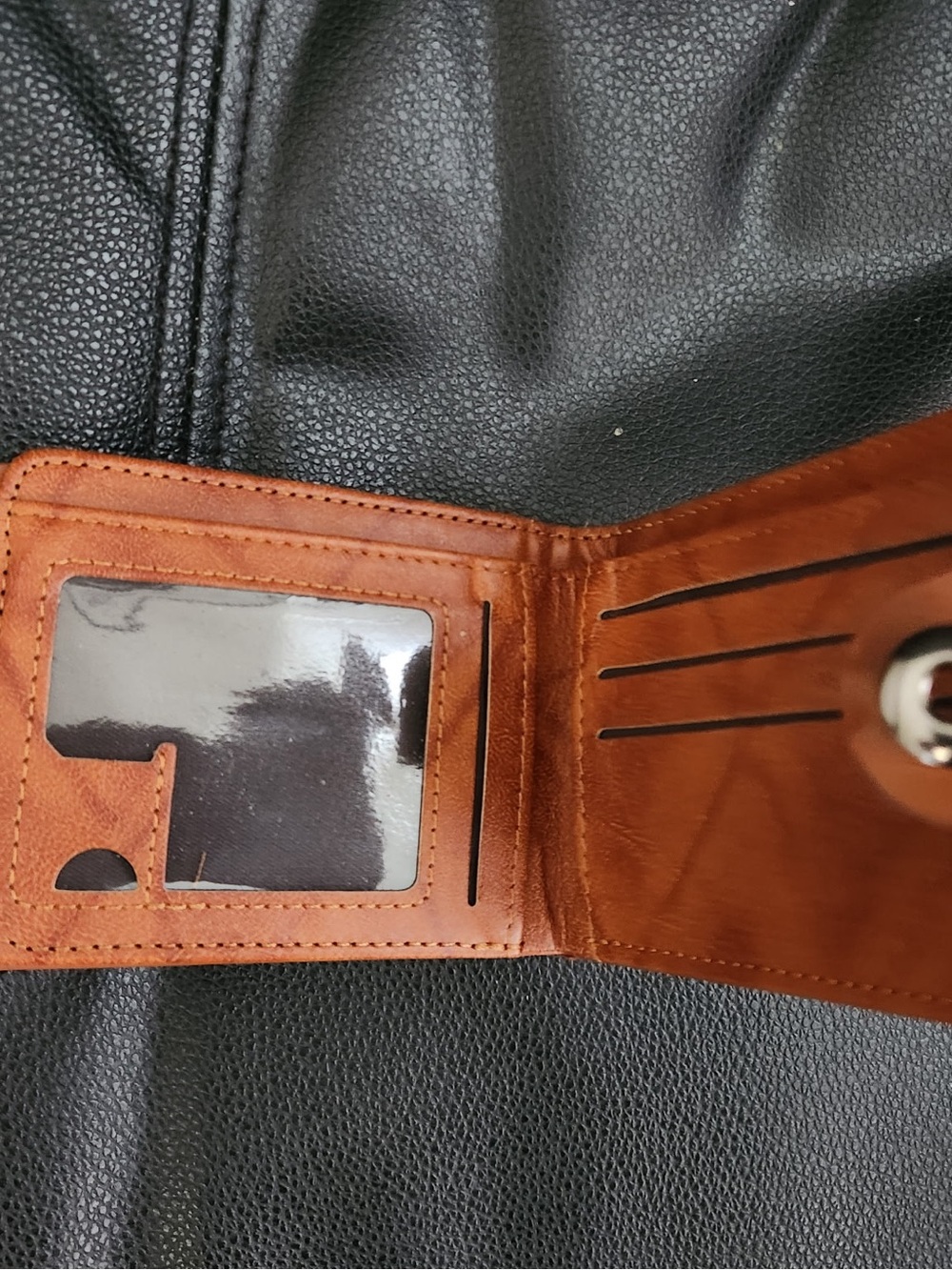 Area 51 Alien Leather Brown Wallet NEW - Picture 5 of 5
